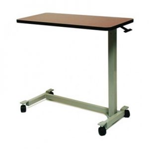 Graham Field Overbed table w/wheels ht adjustable