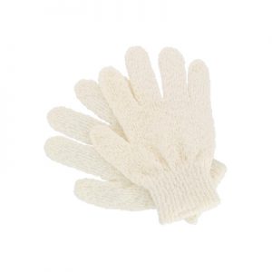 Hydrea Natural Cotton Exfoliating Gloves