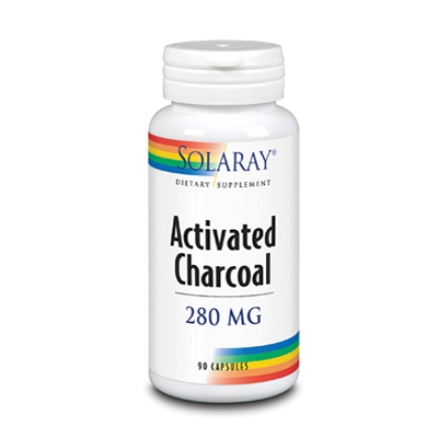 Solaray Activated Charcoal 280 mg 90 Caps