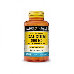 Mason Calcium 500 + Vitamin D3 - Oyster Shell 60 Tab