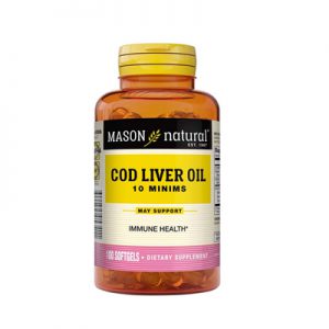 Mason Cod Liver Oil 10 Minims with Vitamin A & D3 100 Sog
