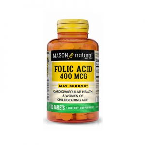 Mason Folic Acid 400 mcg 100 Tabs