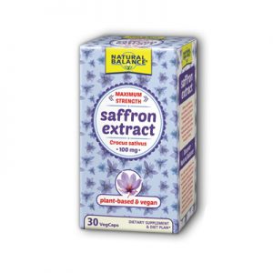 Natural Balance Saffron Extract 100 mg 30 VegCaps