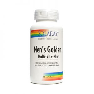 Solaray Men's Golden Multi Vitamins 90 Caps