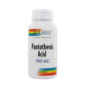 Solaray Pantothenic Acid 500 mg 100 Caps