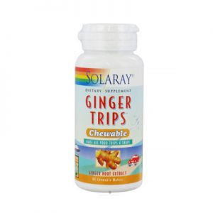Solaray Ginger Trips Chewable 67 mg 60 Caps