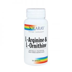 Solaray L-Arginine 500 mg & L-Ornithine 250 mg 50 Caps