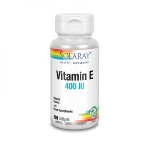 Solaray Vitamin E-400 D-Alpha Tocopherol 100 perlecaps