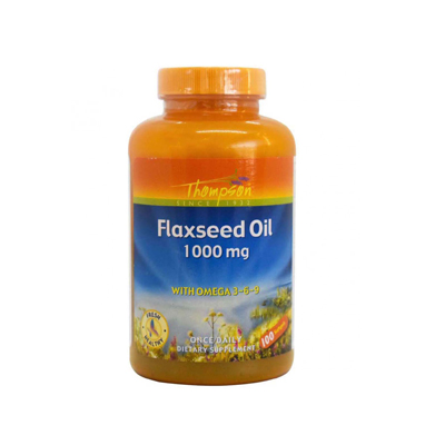 Thompson Flaxseed Oil 1000 mg 100 Cap