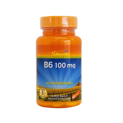 Thompson Vitamin B6 100 mg 60 Tab