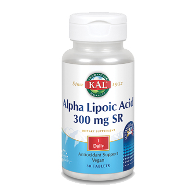 KAL Alpha Lipoic Acid 300 mg 30 Tab