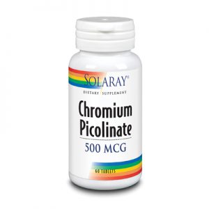 Solaray Chromium Picolinate 500 mg 60 Tab