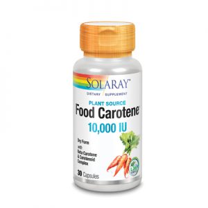 Solaray Food Carotene-Dry 10000 I.U. 30 Caps