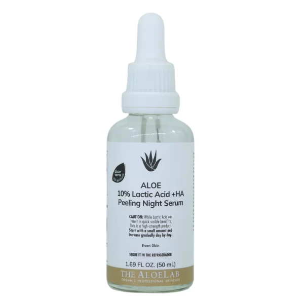 AloeLab Even-Skin, Aloe +10% Lactic Acid Peeling Night Serum 50 ml