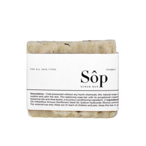 Atelier Beautanique Sop Lavender Scrub Bar