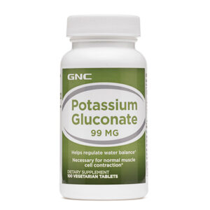 GNC Potassium Gluconate 99 mg 100 Veg Tab