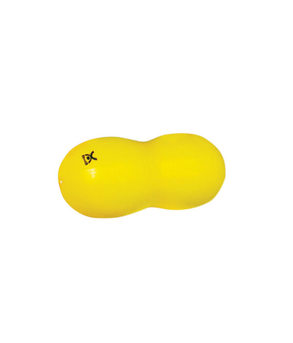 CanDo Inflatable Exercise Saddle Roll Yellow