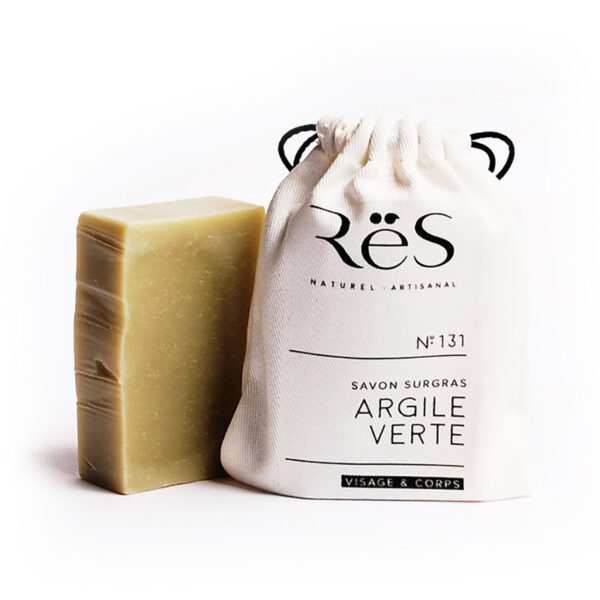 Rēs Natural Soap Green Clay 100 g   No.131