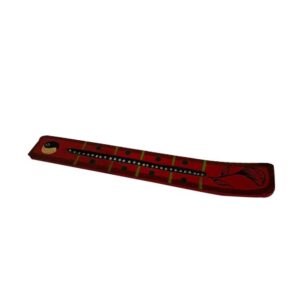 Rama Incense Holder Wooden Ski Red Yin and Yang