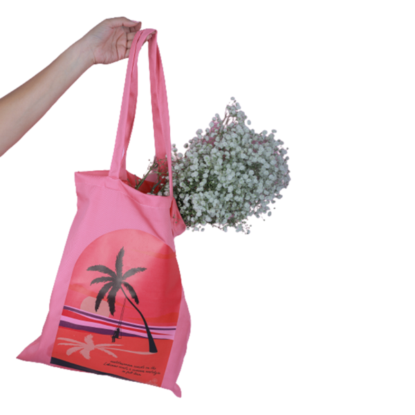 La Bomba Tote Bag Pink - Mediterranean Sunset