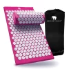 Bed Of Nails Acupressure Mat & Pillow – Pink Set