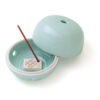 Shoyeido Incense Burner Miyuki Seiji Light Blue