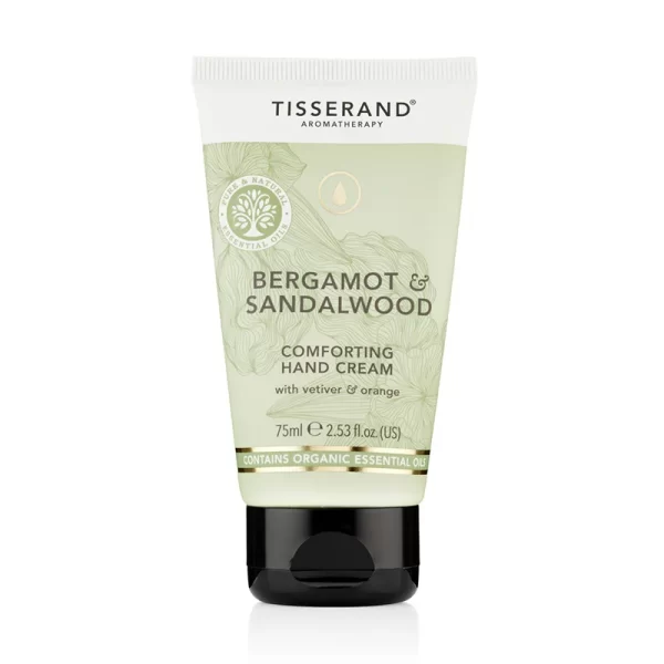 Tisserand Bergamot And Sandalwood Comforting Hand Cream 75ml Organic