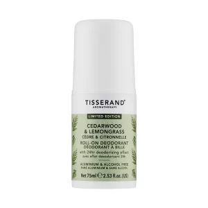 Tisserand Cedarwood And Lemongrass Roll-On Deodorant 75ml