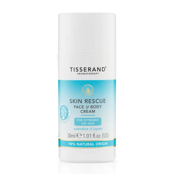 Tisserand Skin Rescue Face And Body Cream 30ml Organic