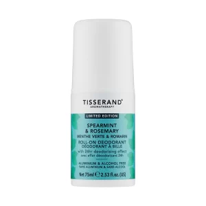 Tisserand Spearmint And Rosemary Roll-On Deodorant 75ml