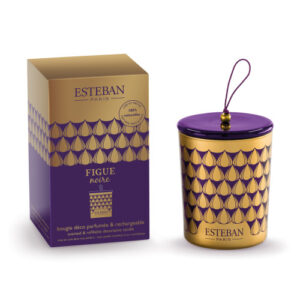 Esteban Paris Refillable Decorative Scented Candle Black Fig 180g