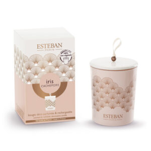 Esteban Paris Refillable Decorative Scented Candle Iris Cachemire 180g