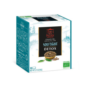 Thés de La Pagode® Organic Sou Tsian  Oolong Tea 30 Tea bags