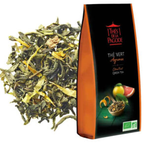 Thés de La Pagode® Organic Green Tea with Citrus