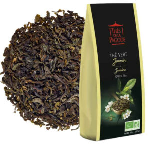 Thés de La Pagode® Organic Jasmine Green Tea 100g