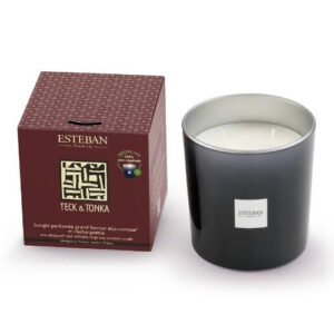 Esteban Paris Rechargeable Scented Candle 450g - Teck & Tonka