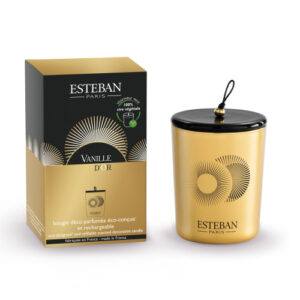 Esteban Paris Decorative Scented Candle 180g - Golden Vanilla