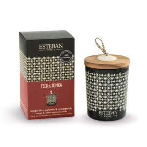 Esteban Paris Decorative Scented Candle 180g - Teck & Tonka